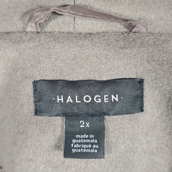 Halogen Wool Blend Wrap Coat NWT - Picture 12 of 14